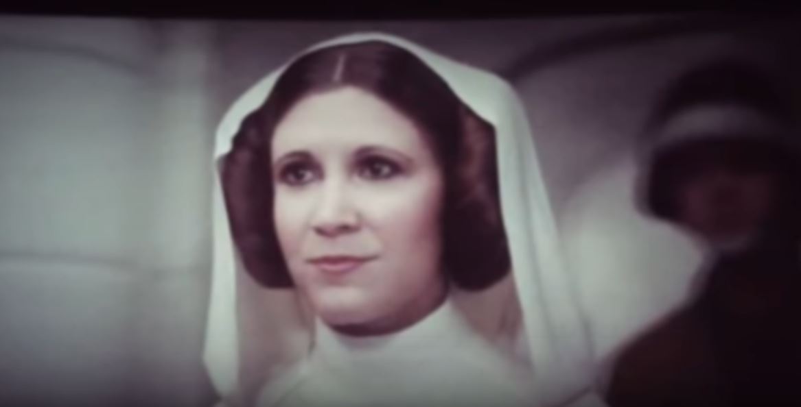 leia rogue one image de synthese